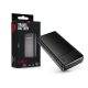 Maxlife hordozható külső akkumulátor / power bank - 30.000 mAh - Maxlife MXPB-01- 2xUSB + microUSB + Type-C + Lightning - fekete