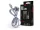 Maxlife 3 in 1 10W Lightning/microUSB/Type-C USB Cable töltő- és adatkábel 1m - ezüst