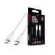 Maxlife MXUC-05 60W PD Type-C/Type-C adat- és töltőkábel 2m - fehér