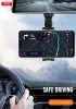 XO C107 Car Rearview Mirror Bracket autós tartó visszapillantó tükörre - fekete/zöld
