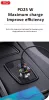 XO BCC09 Bluetooth FM-transmitter/gyorstöltő 25W PD 2xUSB/MP3/Pendrive lejátszás/RGB Light - fekete