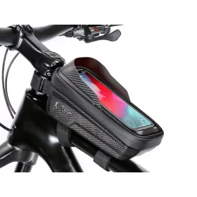   Tech-Protect V2 Bike Mount M Size por- és cseppálló telefontartó táska kerékpárra - fekete
