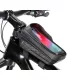 Tech-Protect V2 Bike Mount M Size por- és cseppálló telefontartó táska kerékpárra - fekete