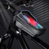 Tech-Protect V2 Bike Mount M Size por- és cseppálló telefontartó táska kerékpárra - fekete