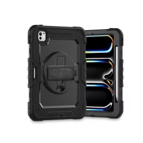   Tech-Protect Solid 360 ütésálló tok Apple iPad Pro 11 (2024) kijelzővédővel - fekete - OEM