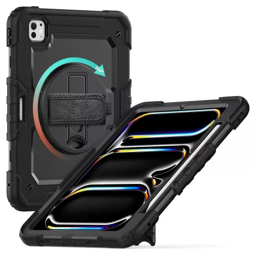 Tech-Protect Solid 360 ütésálló tok Apple iPad Pro 11 (2024) kijelzővédővel - fekete - OEM