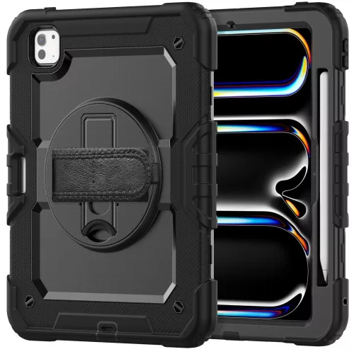 Tech-Protect Solid 360 ütésálló tok Apple iPad Pro 11 (2024) kijelzővédővel - fekete - OEM