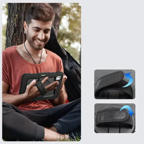Tech-Protect Solid 360 ütésálló tok Apple iPad Pro 11 (2024) kijelzővédővel - fekete - OEM