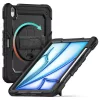 Tech-Protect Solid 360 ütésálló tok - Apple iPad Air 6 (2024) 11", kijelzővédővel - fekete - OEM