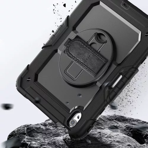Tech-Protect Solid 360 ütésálló tok - Apple iPad Air 6 (2024) 11", kijelzővédővel - fekete - OEM