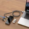 Tech-Protect Ultraboost 240W PD USB/8K/40 Gbps/Type-C - Type-C adat- és töltőkábel 1m - szürke