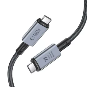   Tech-Protect Ultraboost 240W PD USB/8K/40 Gbps/Type-C - Type-C adat- és töltőkábel 2m - szürke