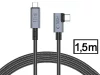 Tech-Protect Ultraboost 240W PD USB/8K/40 Gbps/Type-C - Type-C adat- és töltőkábel 1,5m - szürke