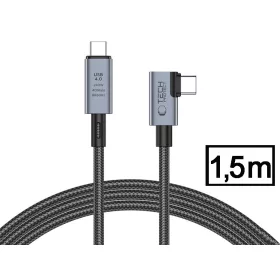   Tech-Protect Ultraboost 240W PD USB/8K/40 Gbps/Type-C - Type-C adat- és töltőkábel 1,5m - szürke