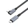 Tech-Protect Ultraboost 240W PD USB/8K/40 Gbps/Type-C - Type-C adat- és töltőkábel 1,5m - szürke