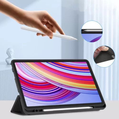 Tech-Protect tablet tok (Smart Case Pen) - Xiaomi Redmi Pad Pro 12.1 - fekete - OEM