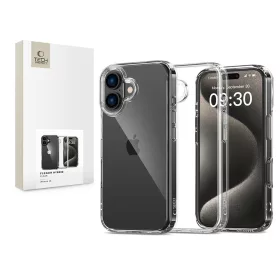   Tech-Protect FlexAir Hybrid szilikon tok - Apple iPhone 16 - átlátszó
