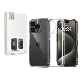   Tech-Protect FlexAir Hybrid szilikon tok - Apple iPhone 16 Pro - átlátszó