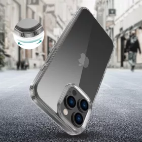   Tech-Protect FlexAir Hybrid szilikon tok - Apple iPhone 16 Pro Max - átlátszó