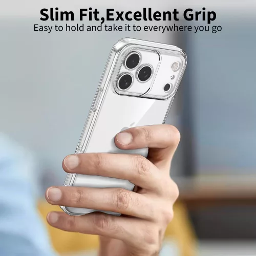Tech-Protect FlexAir szilikon tok - Apple iPhone 17 Pro - átlátszó