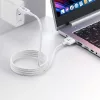 Tech-Protect Ultraboost MMC01 140W Magsafe 3 - Type-C mágneses Macbook töltőkábel 2m - fehér