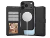 Tech-Protect Wallet Flip oldalra nyíló tok + Magsafe tok - Apple iPhone 17 Pro Max - fekete