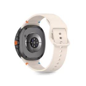   Tech-Protect - Samsung Galaxy Watch 8 / Classic szilikon szíj (40/44/46 mm) - starlight