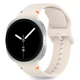   Tech-Protect - Samsung Galaxy Watch 8 / Classic szilikon szíj (40/44/46 mm) - starlight