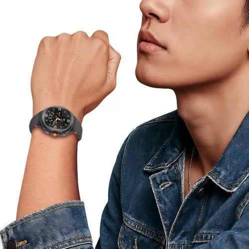 Tech-Protect - Samsung Galaxy Watch 8 / Classic szilikon szíj (40/44/46 mm) - starlight