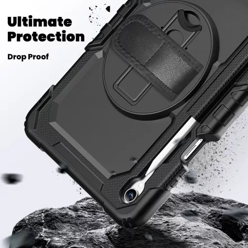 Tech-Protect Solid ütésálló tok Galaxy Tab S11 11,0" X730/X736B kijelzővédővel - fekete - OEM