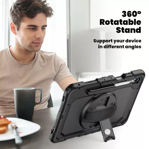 Tech-Protect Solid ütésálló tok Galaxy Tab S11 11,0" X730/X736B kijelzővédővel - fekete - OEM