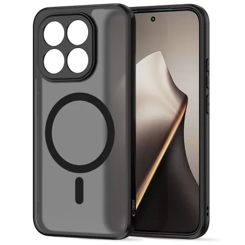 Tech-Protect Magmat Magsafe szilikon tok - Xiaomi 15T - matt fekete