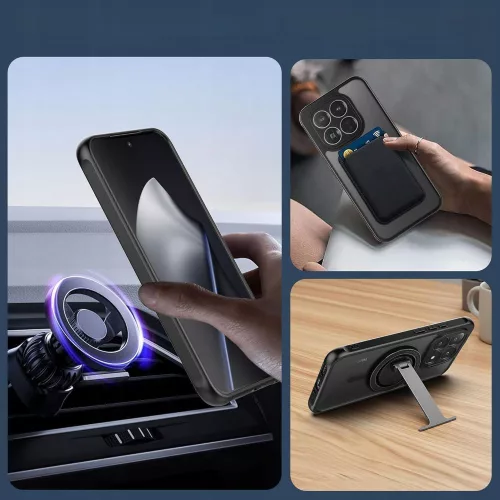 Tech-Protect Magmat Magsafe szilikon tok - Xiaomi 15T - matt fekete