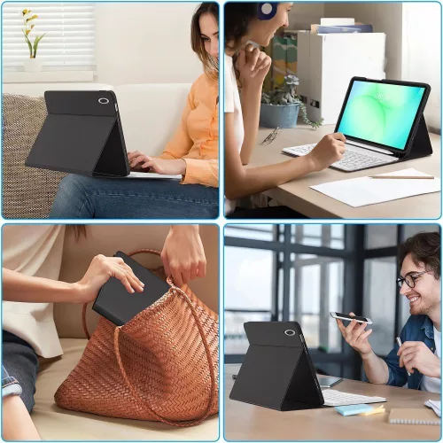 Tech-Protect tablet tok (SC Pen) - Galaxy Tab A9/A11 8.7" X110/X115/X133/X135, bill. - fekete - OEM