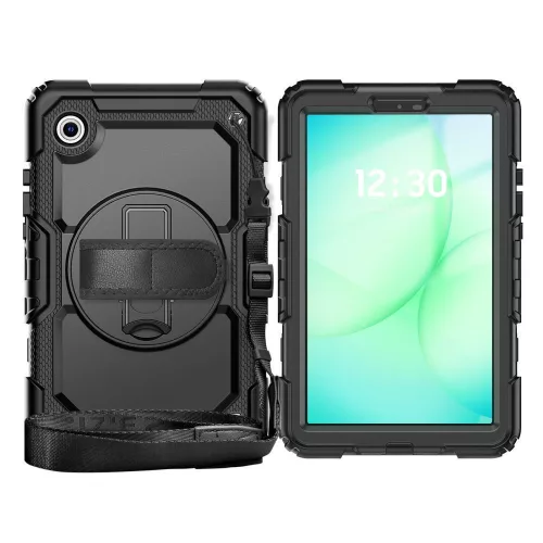 Tech-Protect Solid ütésálló tok Galaxy Tab A9/A11 8,7" kijelzővédővel - fekete - OEM