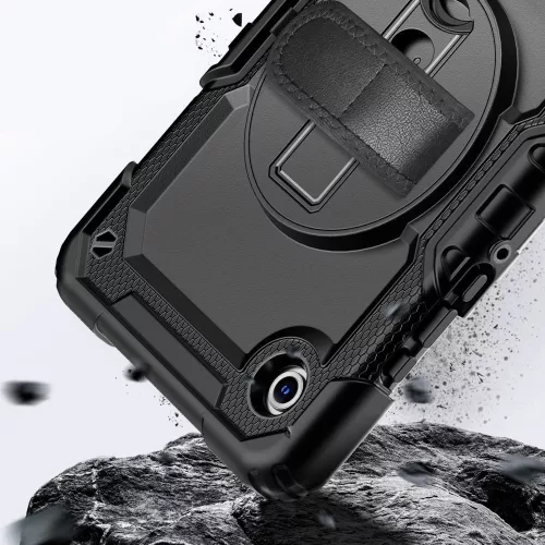 Tech-Protect Solid ütésálló tok Galaxy Tab A9/A11 8,7" kijelzővédővel - fekete - OEM