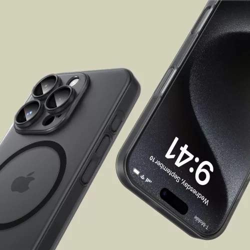 Tech-Protect Magslim Magsafe szilikon tok - Apple iPhone 16e/17e - matt fekete