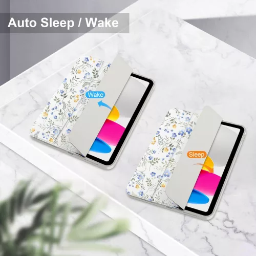 Tech-Protect tablet tok (Smart Case Pen) - Apple iPad 10.9 (2022)/11 (2025) - Spring Flowers - OEM