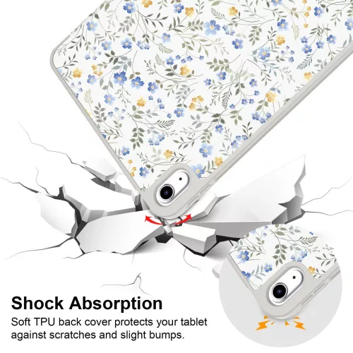 Tech-Protect tablet tok (Smart Case Pen) - Apple iPad 10.9 (2022)/11 (2025) - Spring Flowers - OEM