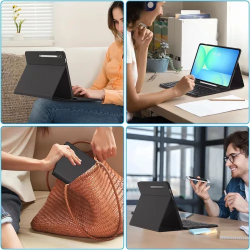 Tech-Protect tablet tok (SC Pen) - Samsung Galaxy Tab S10 FE+ 13,1" X620/X626B, bill. - fekete - OEM