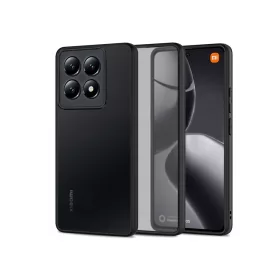   Tech-Protect Magmat szilikon tok - Xiaomi 14T Pro - fekete/átlátszó