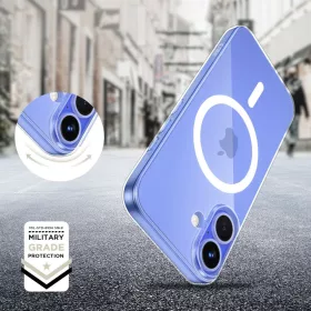   Tech-Protect FlexAir MagSafe szilikon tok - Apple iPhone 16 - átlátszó