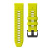 Garmin Fenix 3 / 5X / 3HR / 5X Plus / 6X / 6X Pro / 7X szilikon sport óraszíj - Tech-Protect IconBand Pro - lime/fekete