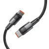 Tech-Protect Ultraboost 100W PD Type-C/Type-C adat- és töltőkábel 2m - fekete
