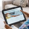 Tech-Protect Solid ütésálló tok Samsung Galaxy Tab S9 FE/S10 FE 10.9 kijelzővédővel - fekete - ECO