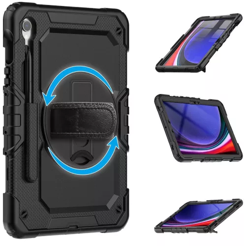 Tech-Protect Solid ütésálló tok Galaxy Tab S9 FE/S10 FE/S10 LITE 10.9 kijelzővédővel - fekete - OEM
