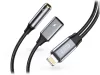 Tech-Protect UltraBoost Lightning/3,5mm jack+Lightning adapter - fekete/szürke