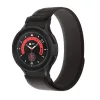 Tech-Protect - Galaxy Watch 4/5/5 Pro/6/7/FE nylon sportszíj - 40/42/43/44/45/46/47mm - fekete - OEM