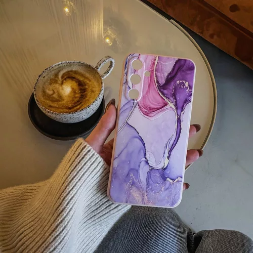 Tech-Protect Mood szilikon tok - Samsung A155 Galaxy A15 4G/5G - marble