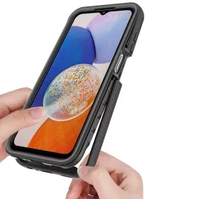   Tech-Protect Defense 360 ütésálló tok - Samsung A155 Galaxy A15 4G/5G - fekete